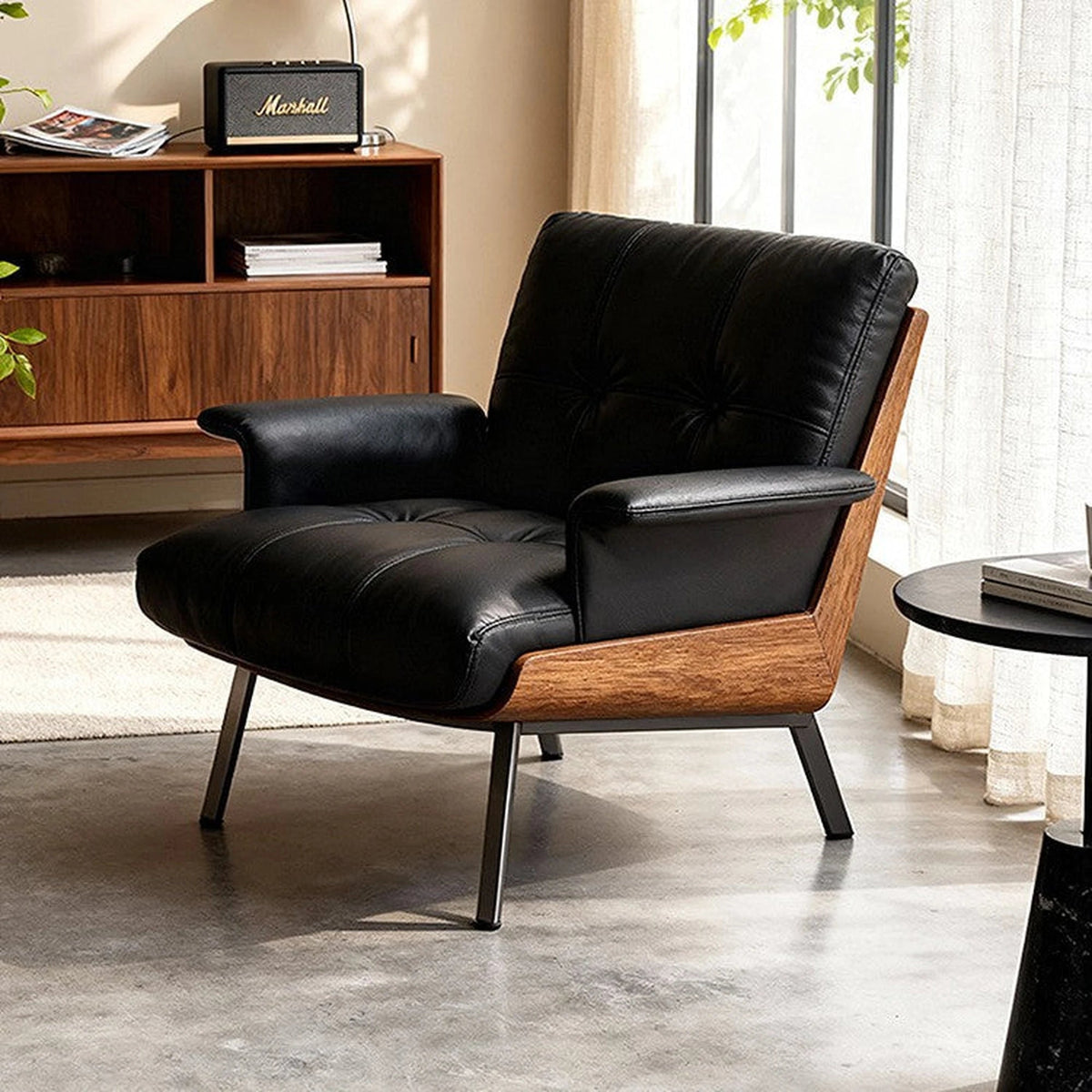 Cesena Leather Lounge Chair - Altera