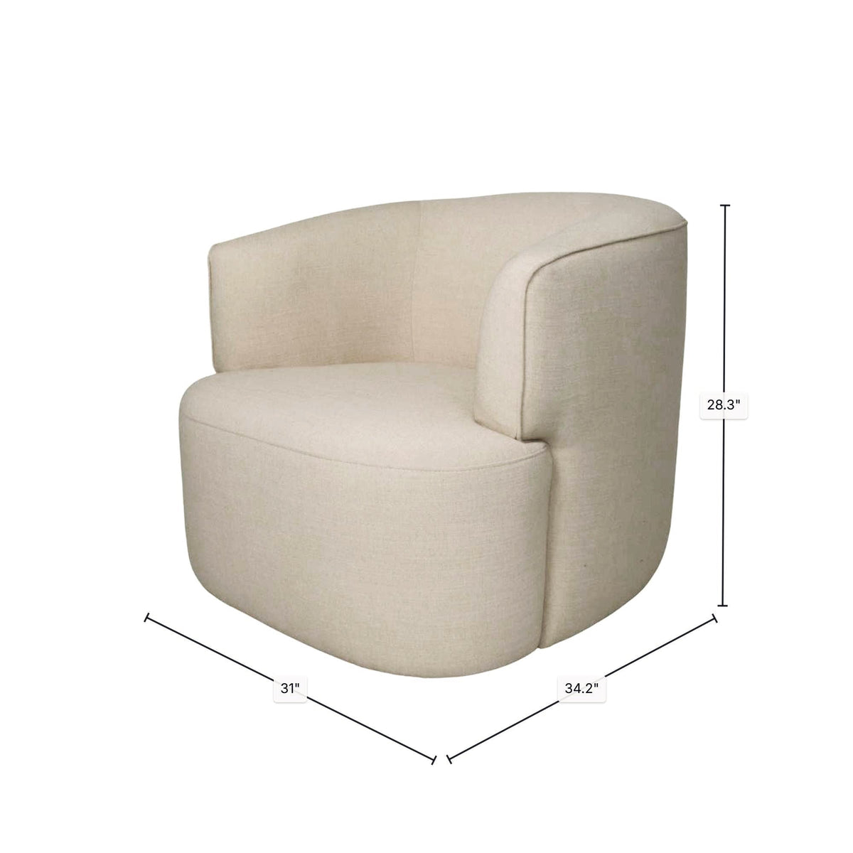 Chandler Swivel Club Chair - Altera