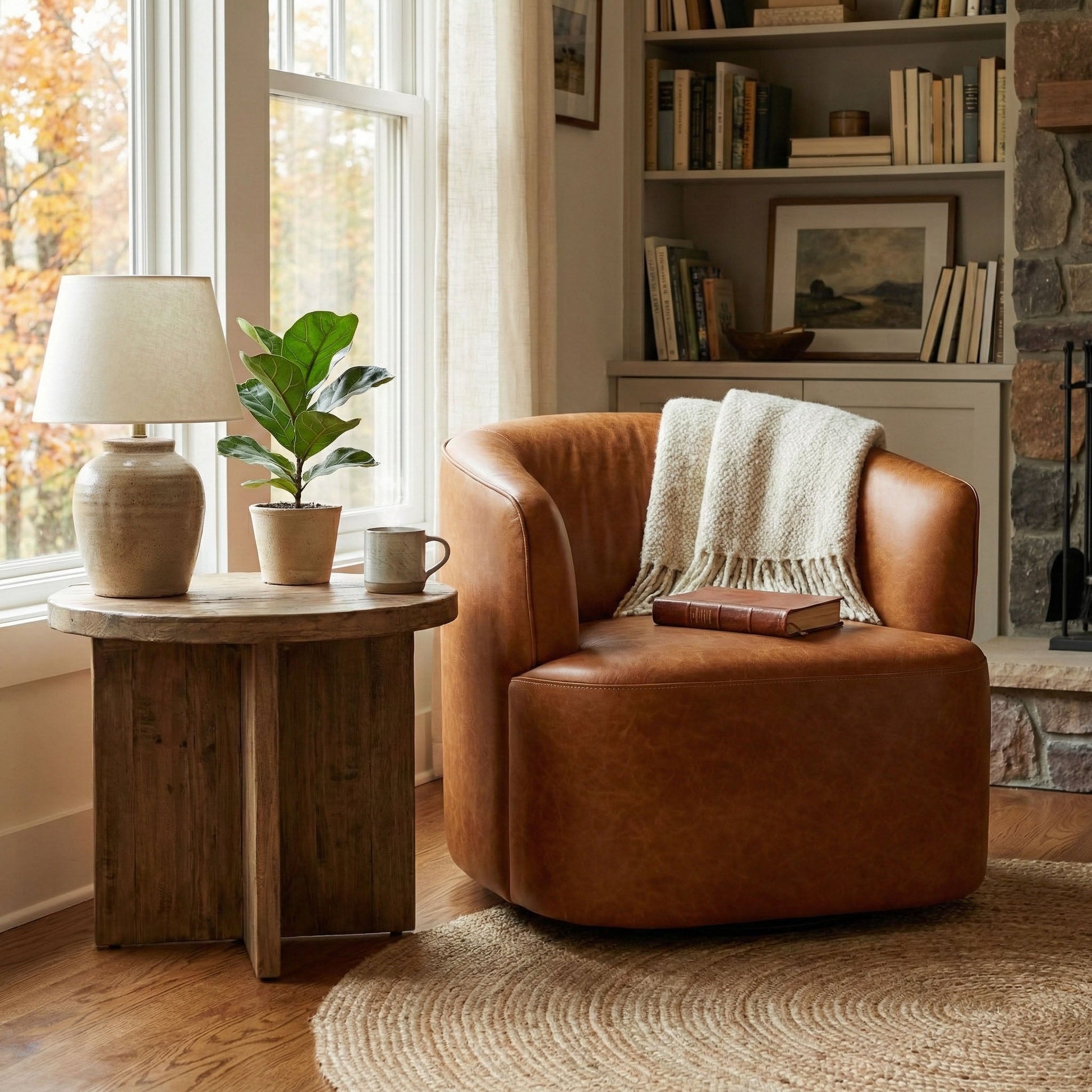 Chandler Swivel Club Chair - Altera