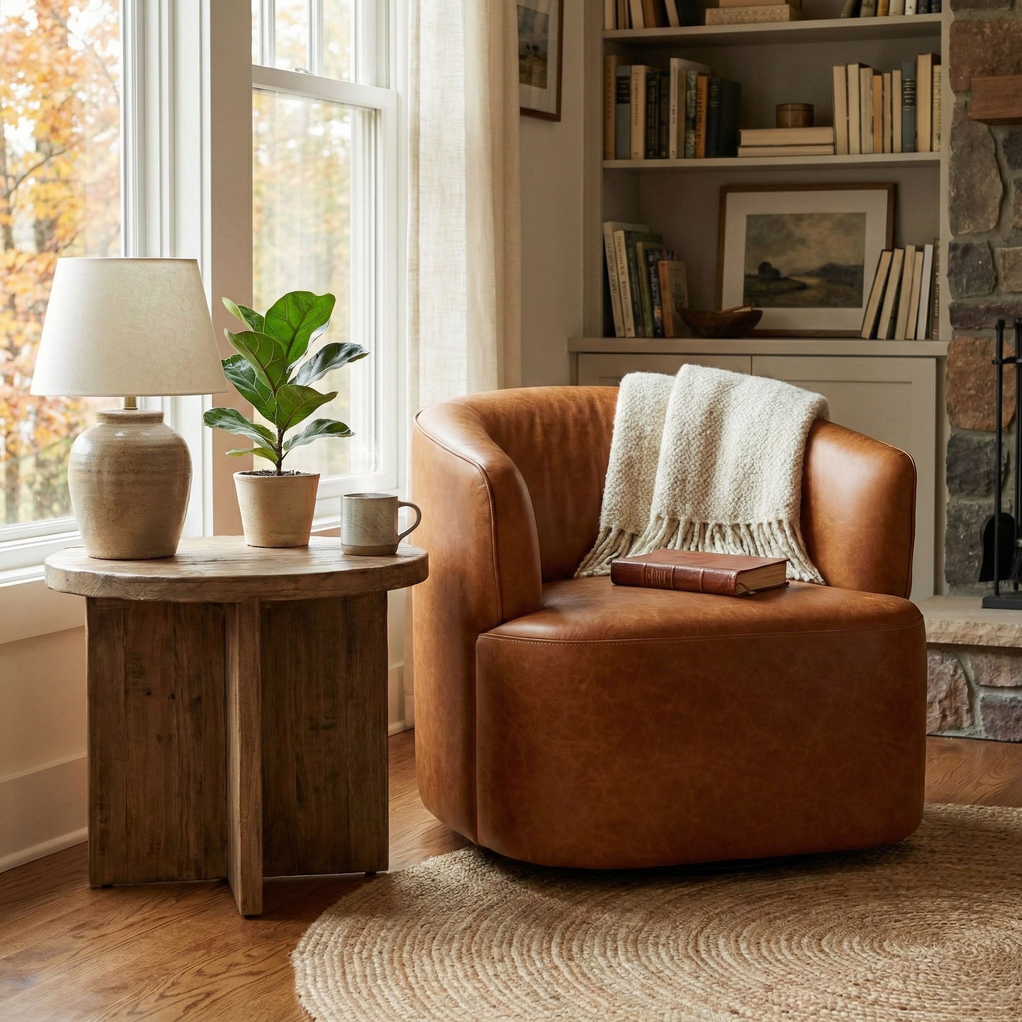 Chandler Swivel Club Chair - Altera