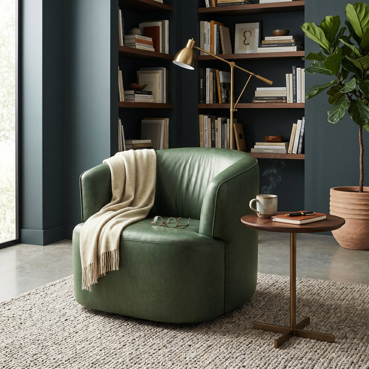 Chandler Swivel Club Chair - Altera