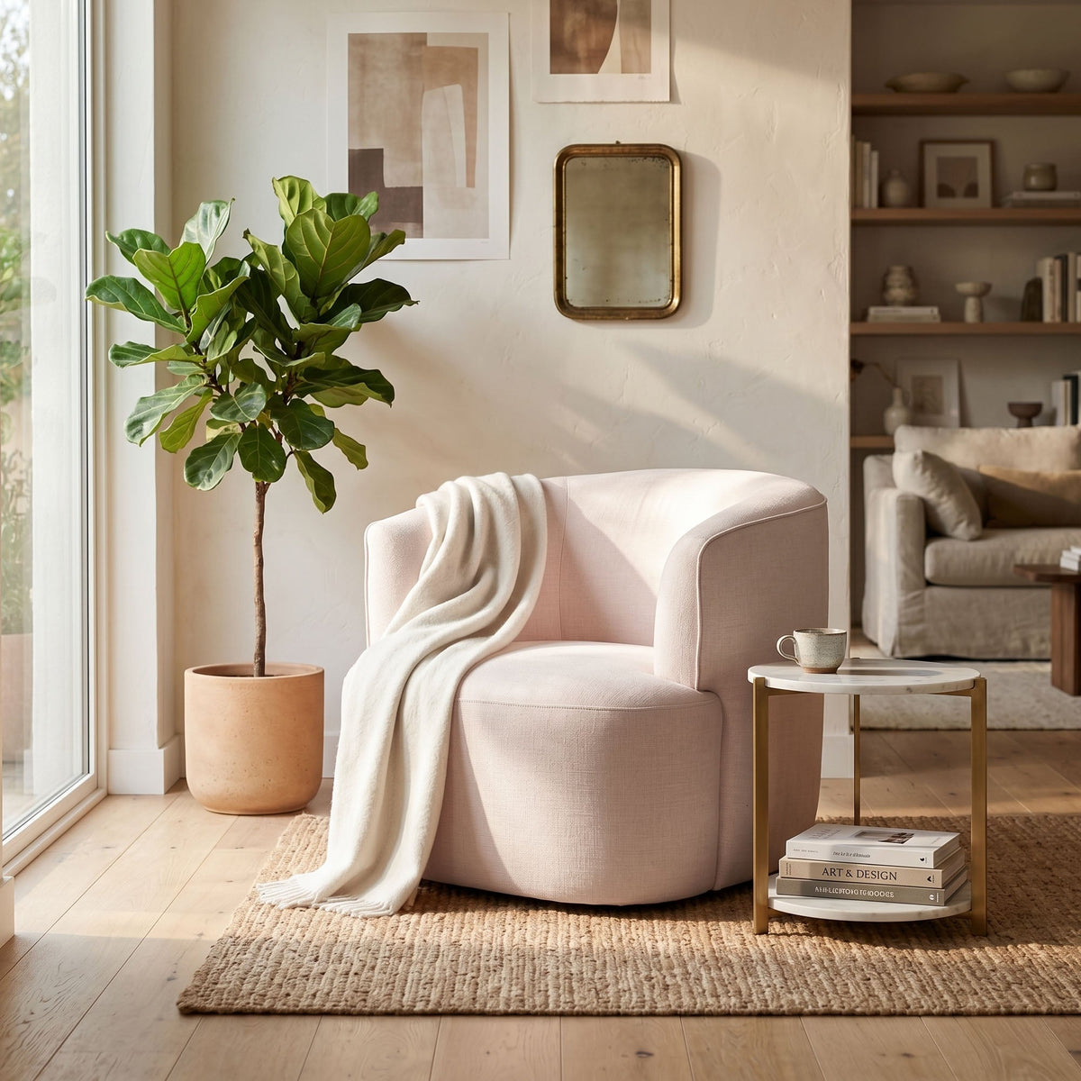 Chandler Swivel Club Chair - Altera