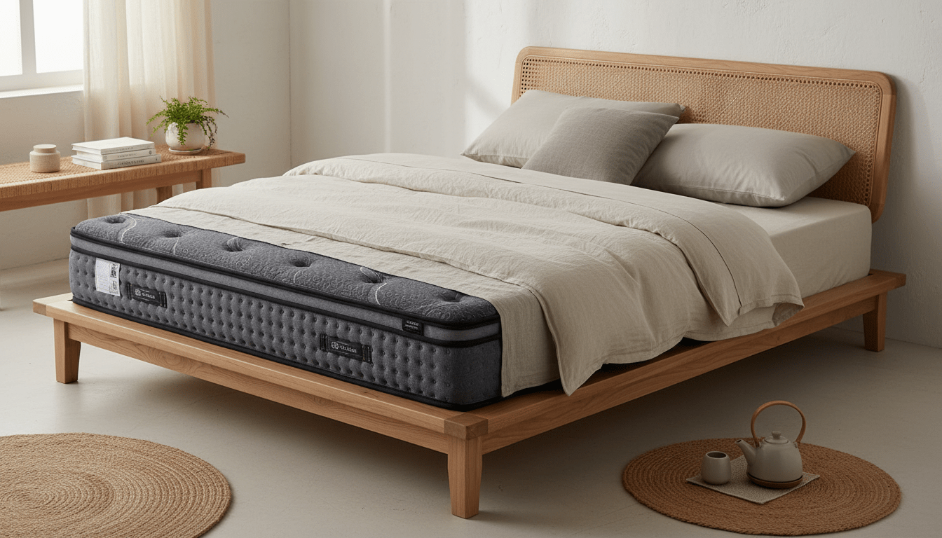 Charcoal Grey Knitted Top Mattress - Altera