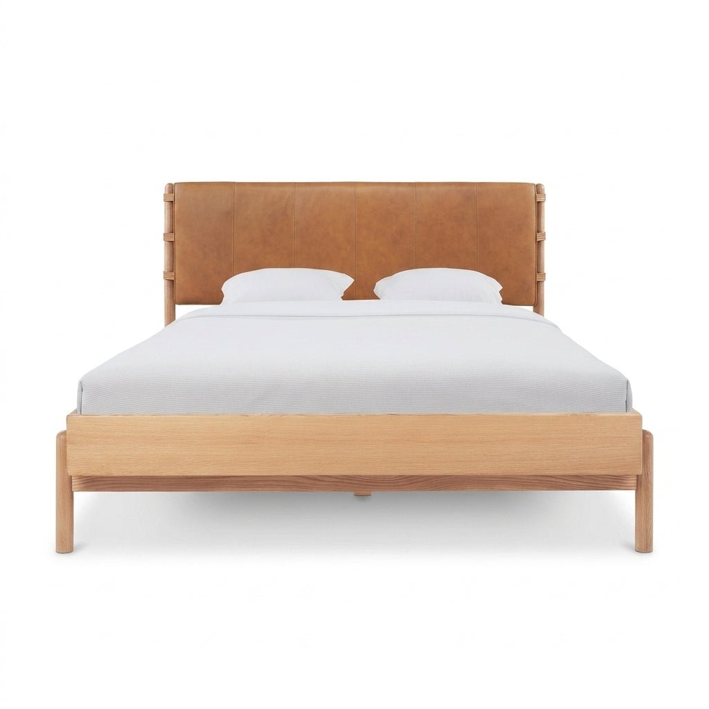 Colin Top - Grain Leather Bed - Altera