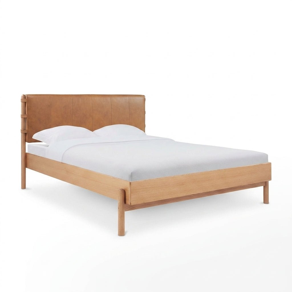 Colin Top - Grain Leather Bed - Altera