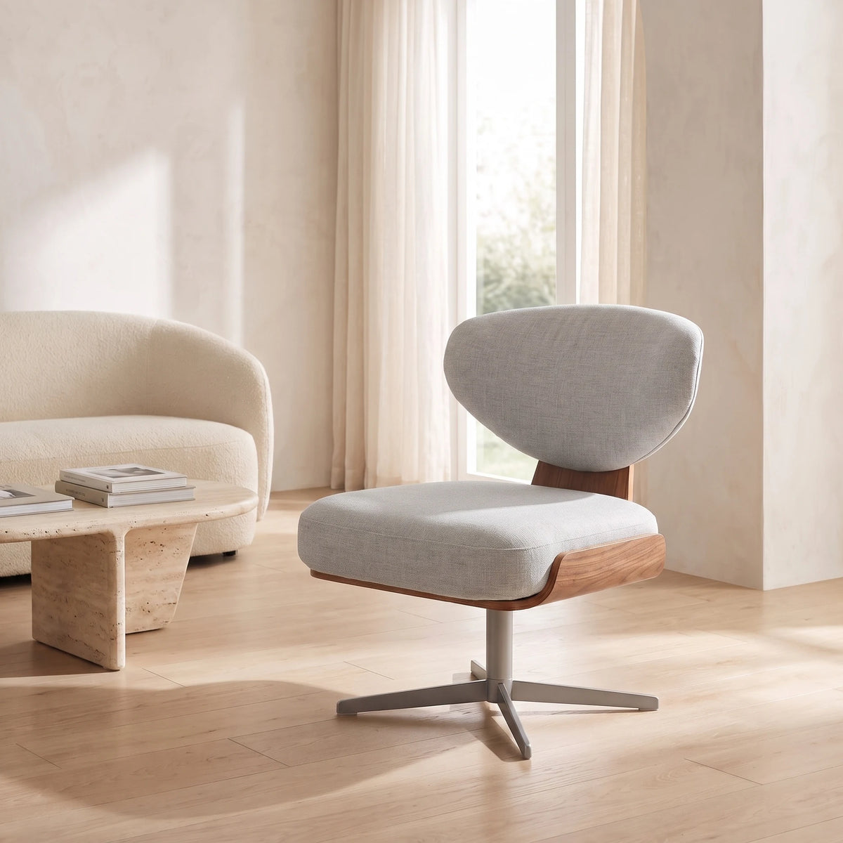 Como Swivel Lounge Chair in a room - Altera