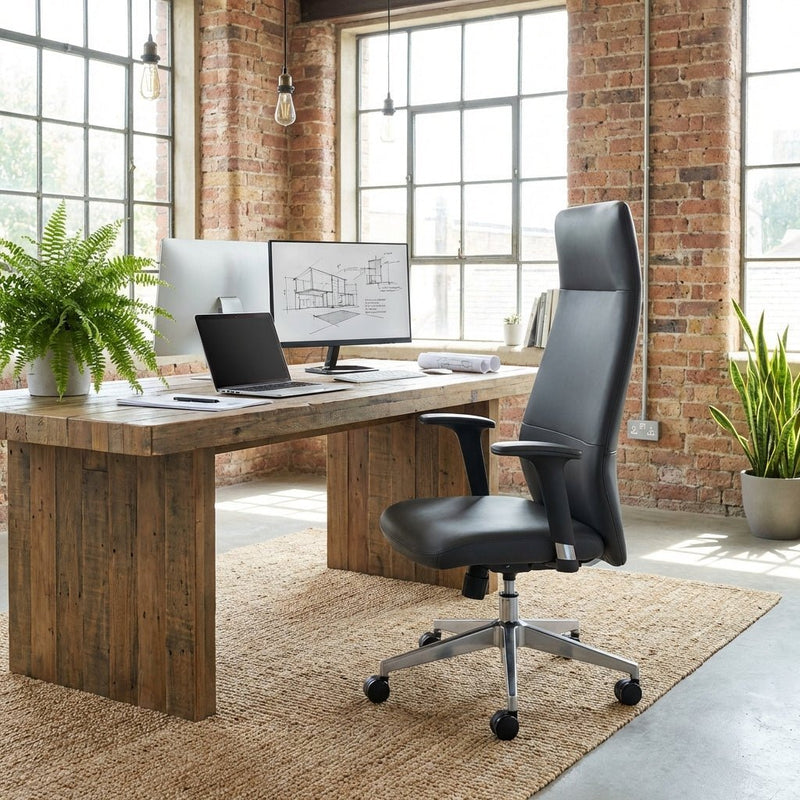 Córdoba Nappa Leather Office Chair by Altera Home Design