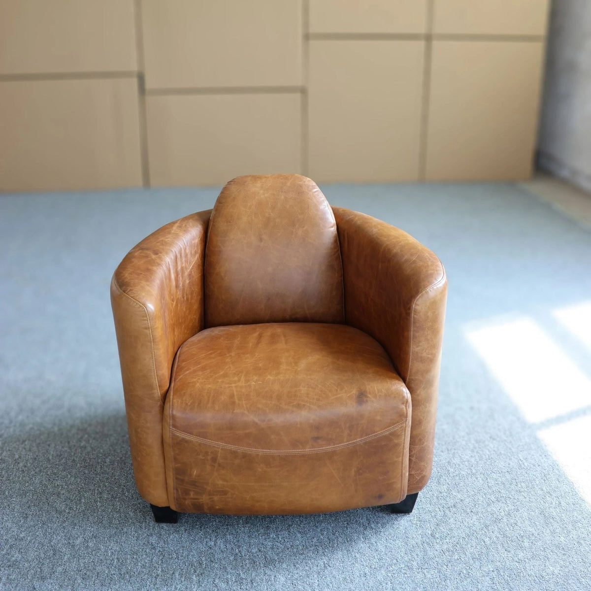 Cork Leather Club Chair - Altera