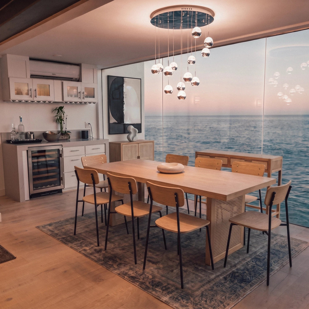 Corwin Oak Dining Set - Altera