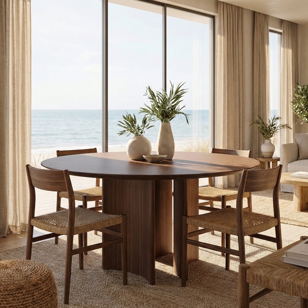 Crescent Pedestal Round Dining Table - Altera