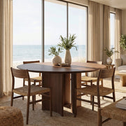 Crescent Pedestal Round Dining Table - Altera