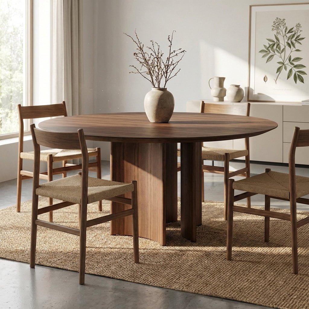 Crescent Pedestal Round Dining Table - Altera