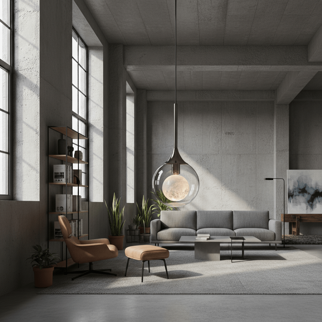 Crystal Orb Adjustable Pendant Lamp - Altera