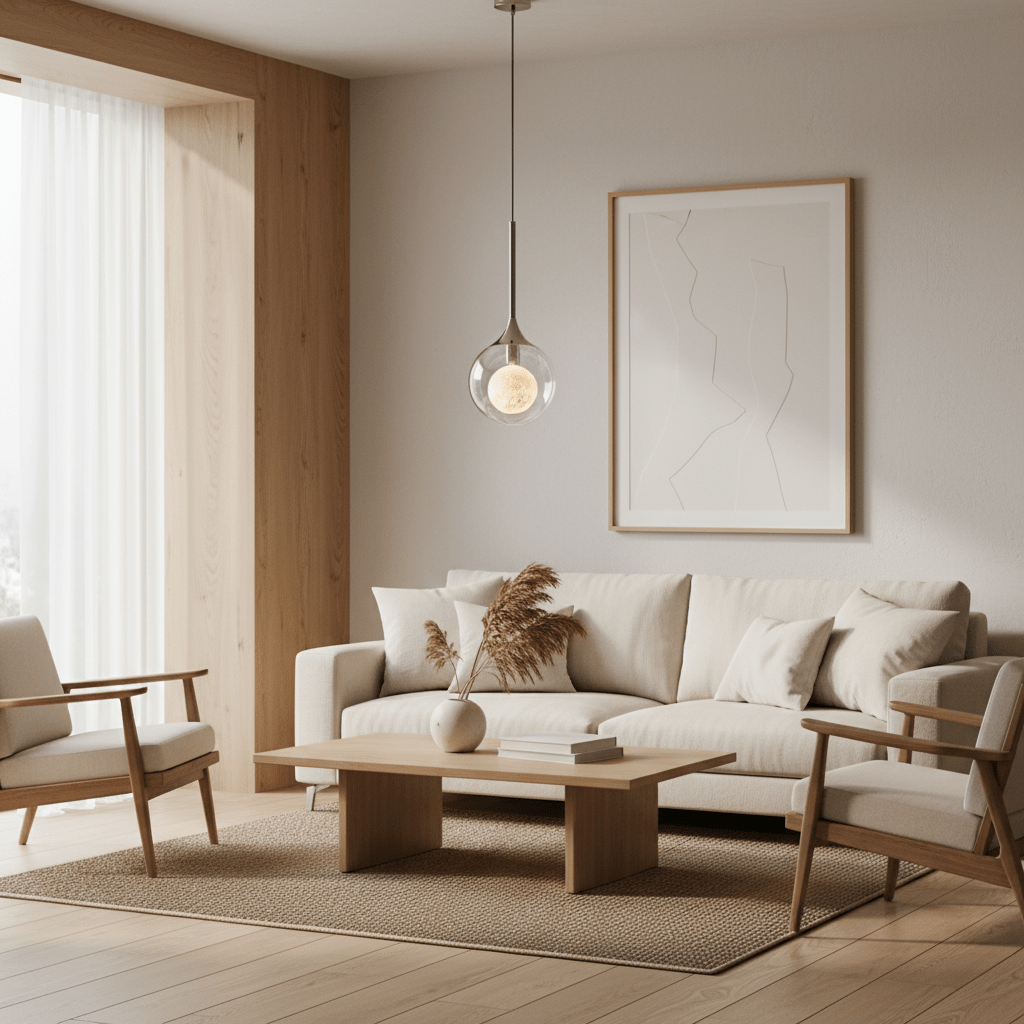 Crystal Orb Adjustable Pendant Lamp - Altera