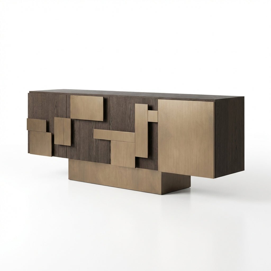 Cubic Collision Modern Credenza - Altera