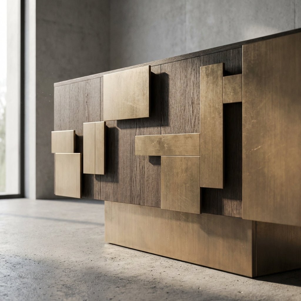 Cubic Collision Modern Credenza - Altera