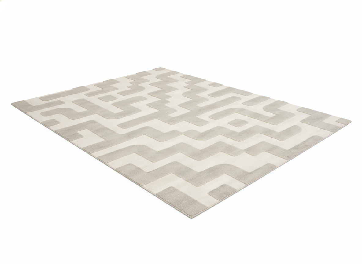 Labyrinth Milk Silk Carpet