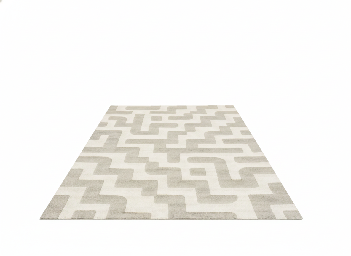 Labyrinth Milk Silk Carpet