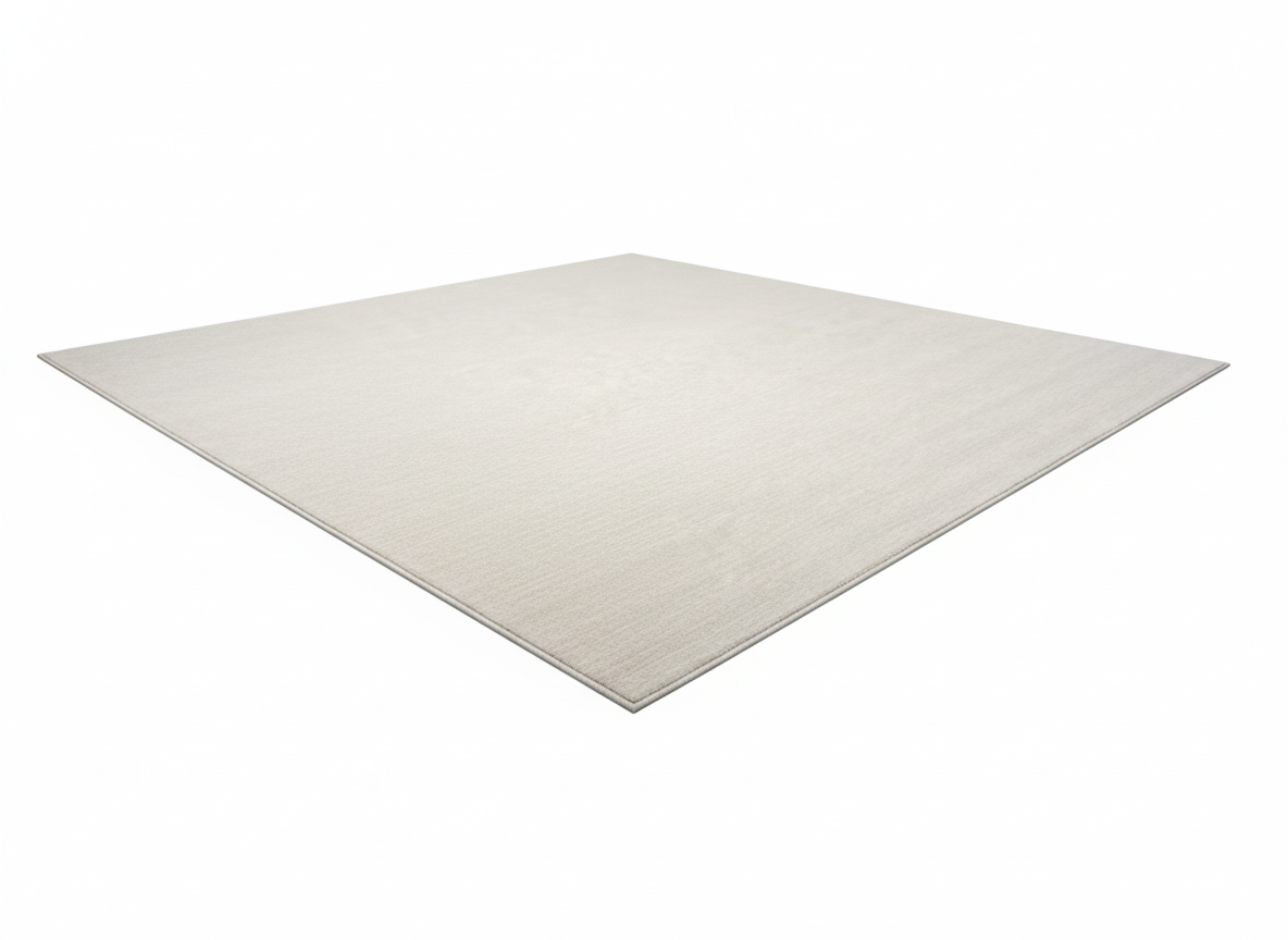 Cloud White Textured Diatom Silk Rug