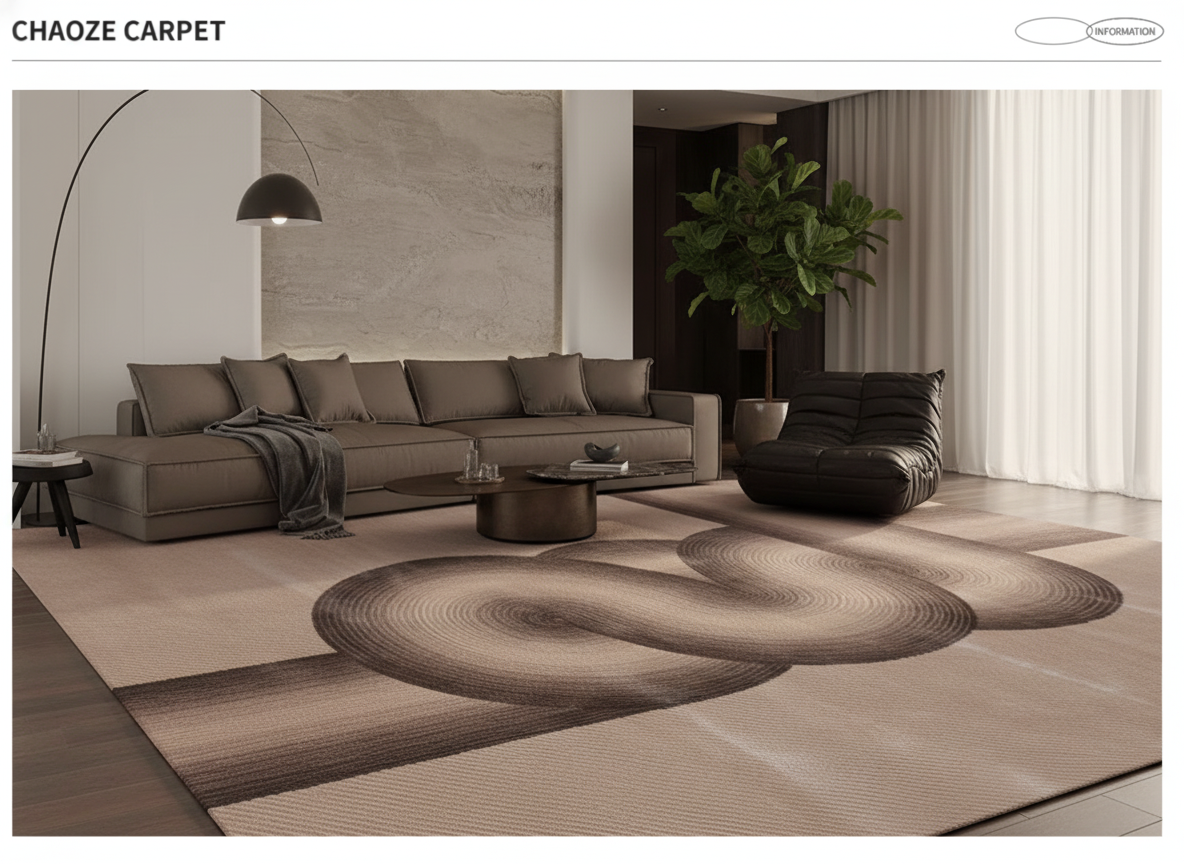 Modern Gradient Loop Handcrafted Rug