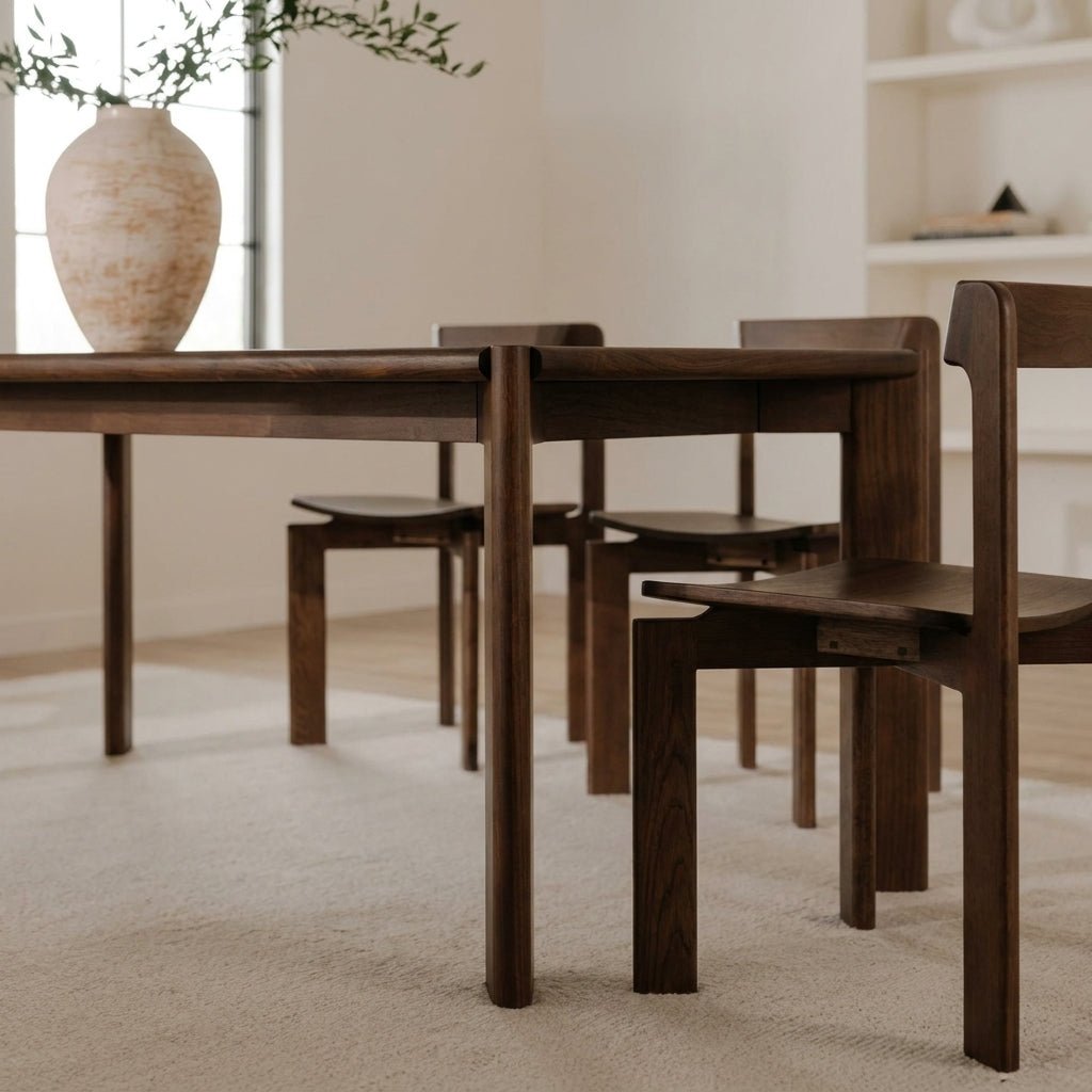 Daichi Dining Set Walnut Stained Ash - Altera
