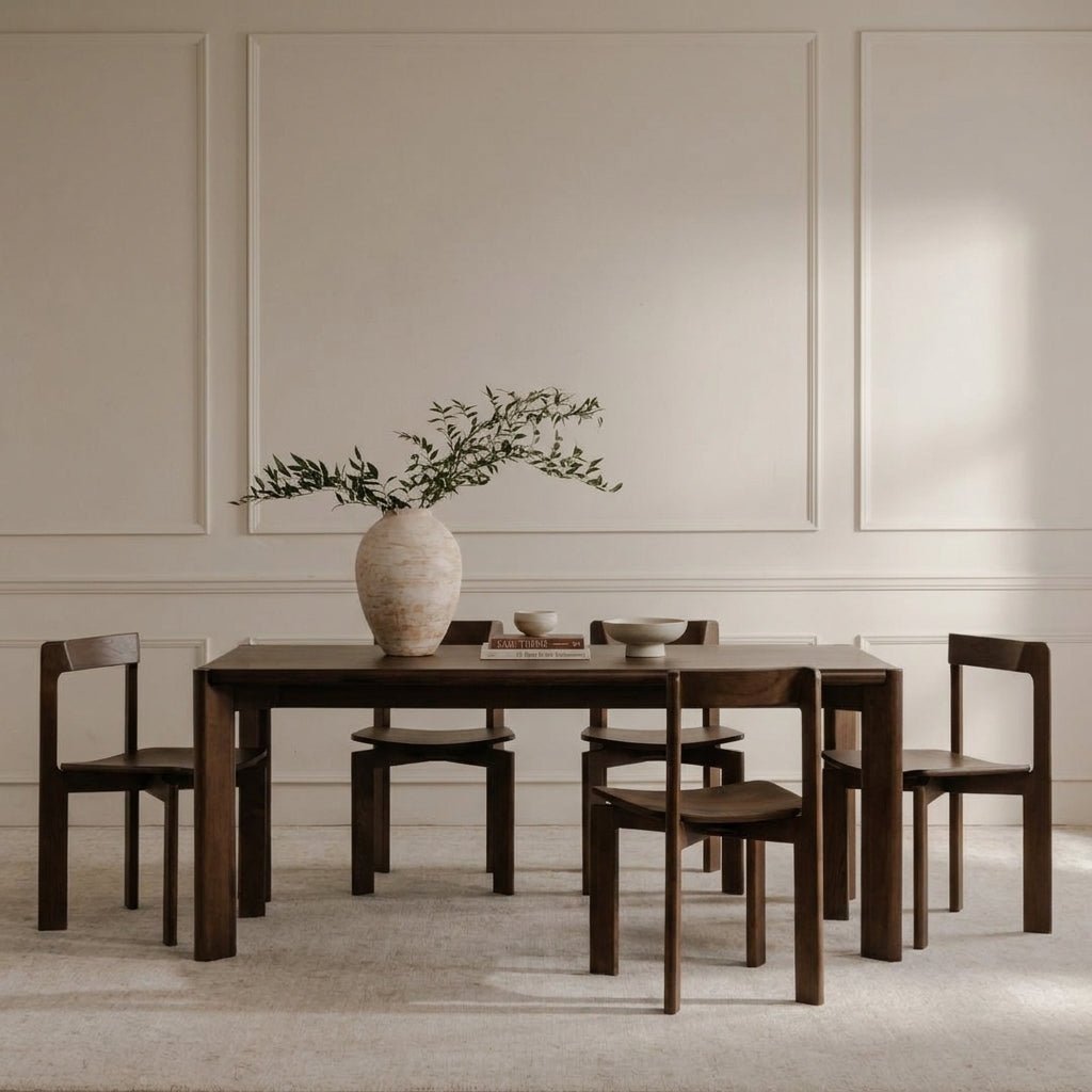 Daichi Dining Set Walnut Stained Ash - Altera