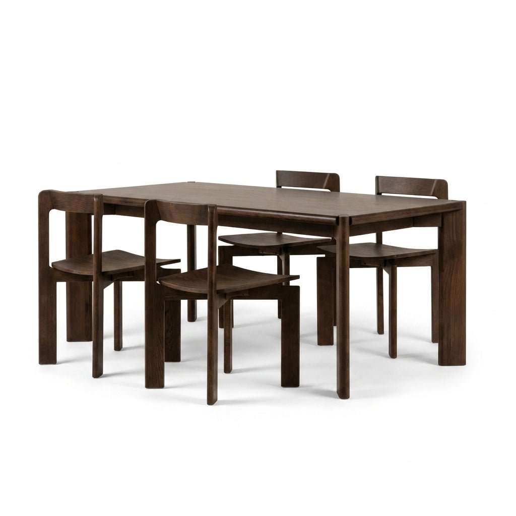 Daichi Dining Set Walnut Stained Ash - Altera