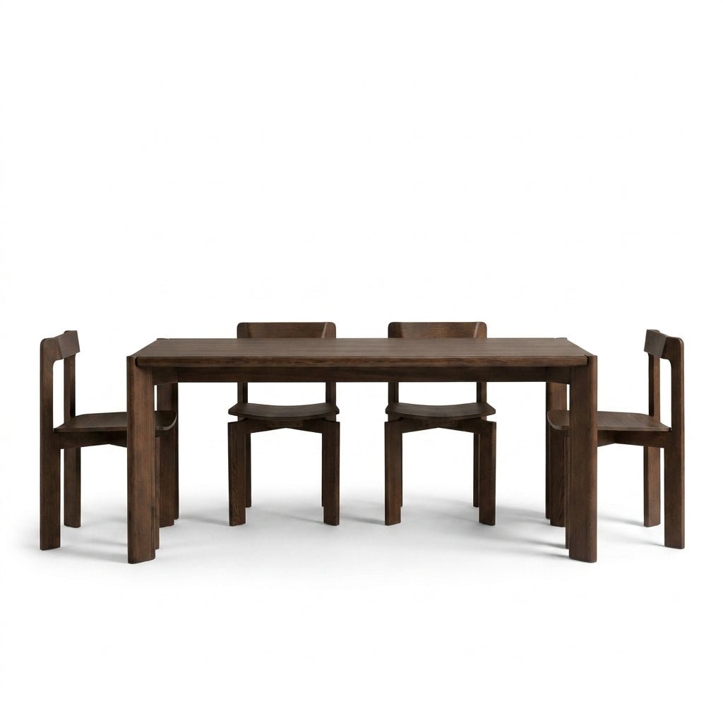 Daichi Dining Set Walnut Stained Ash - Altera