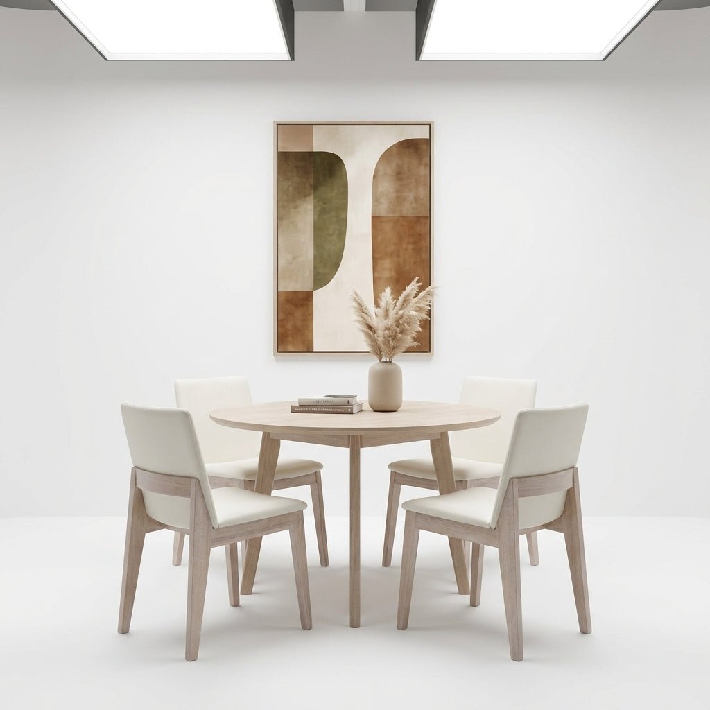 Dalton Dining Chair Cream White (Set of Two) - Altera