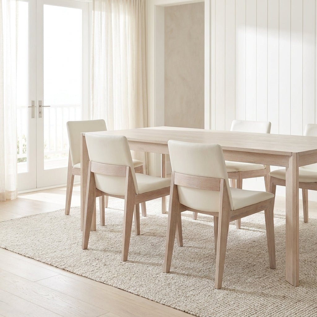 Dalton Dining Chair Cream White (Set of Two) - Altera