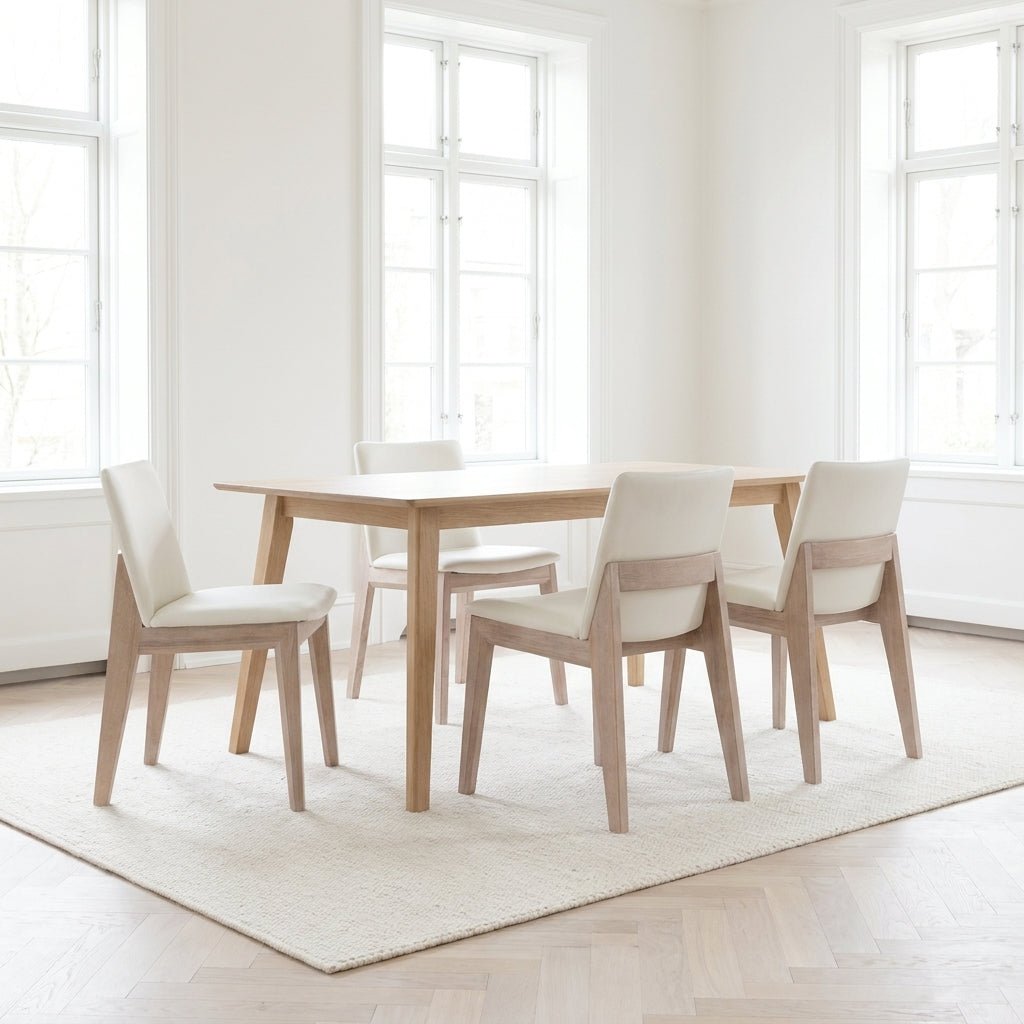 Dalton Dining Chair Cream White (Set of Two) - Altera