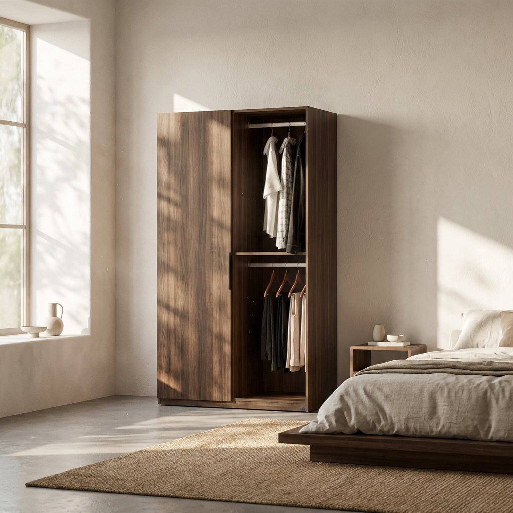 Dalumd Two - Door Wooden Wardrobe - Altera