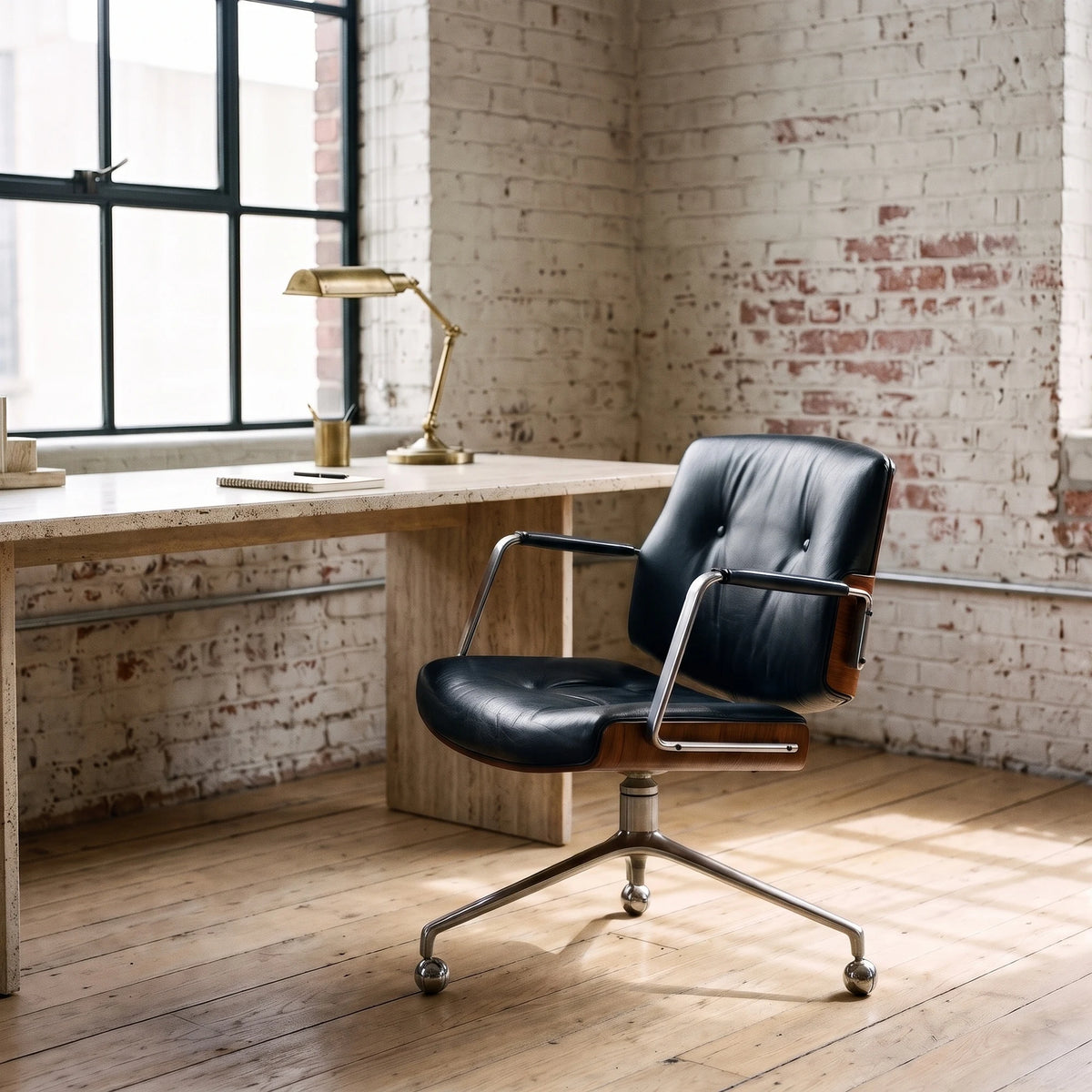 Davos Swivel Desk Chair in a room - Altera