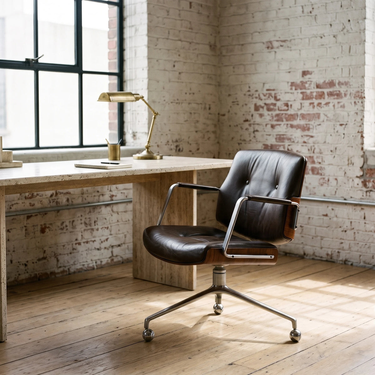 Davos Swivel Desk Chair in a room - Altera