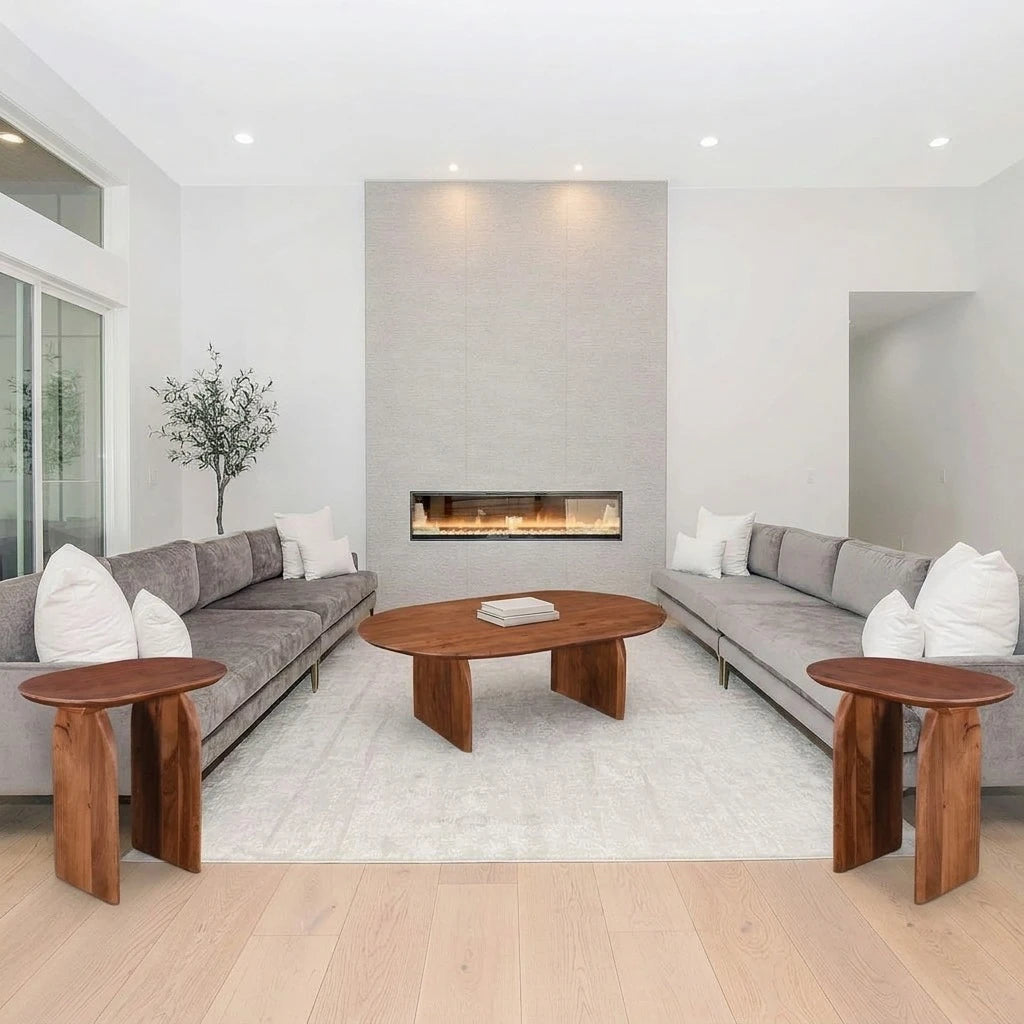 Deia Coffee Table with two Deia Side Tables