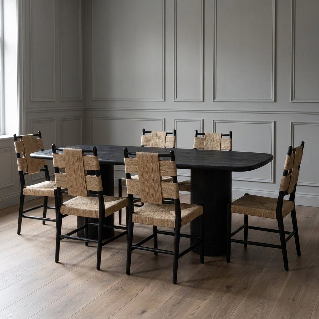 Delphine Dining Table Large Black - Altera
