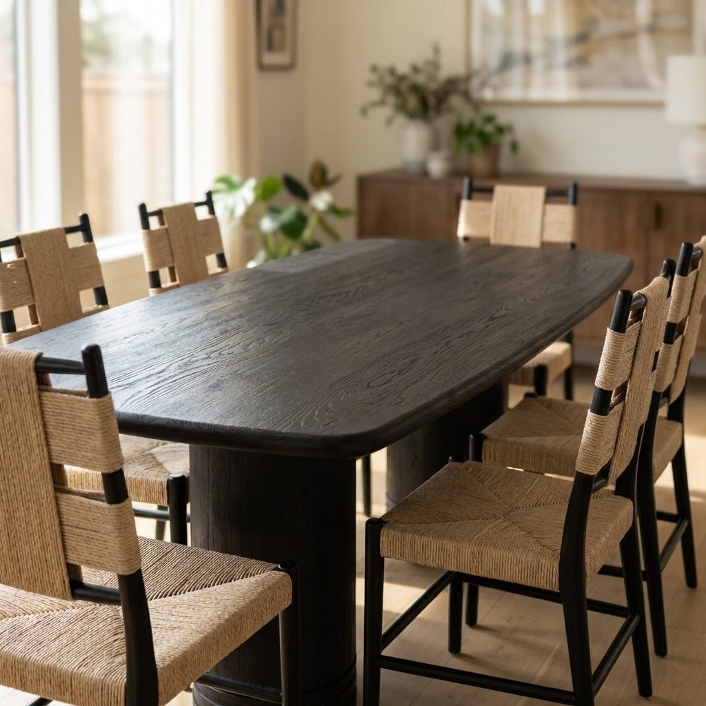 Delphine Dining Table Large Black - Altera