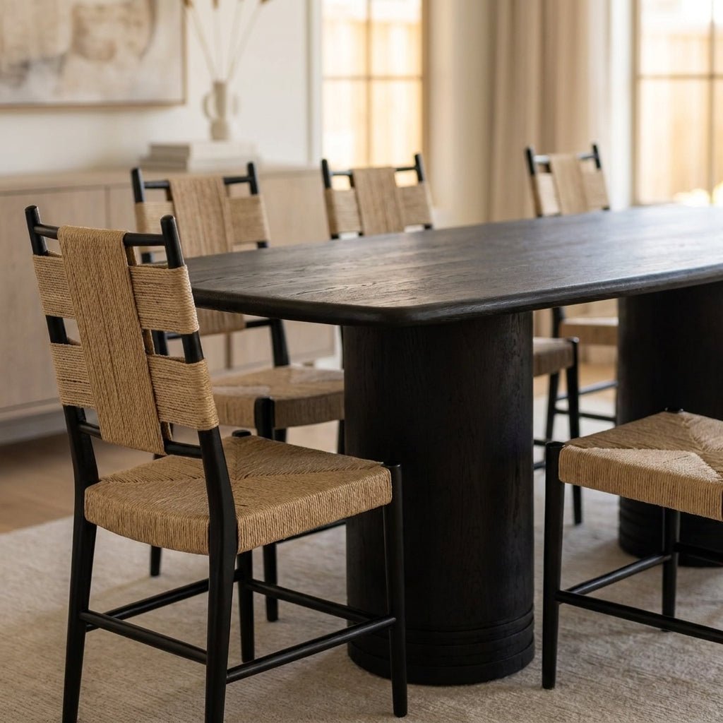 Delphine Dining Table Large Black - Altera