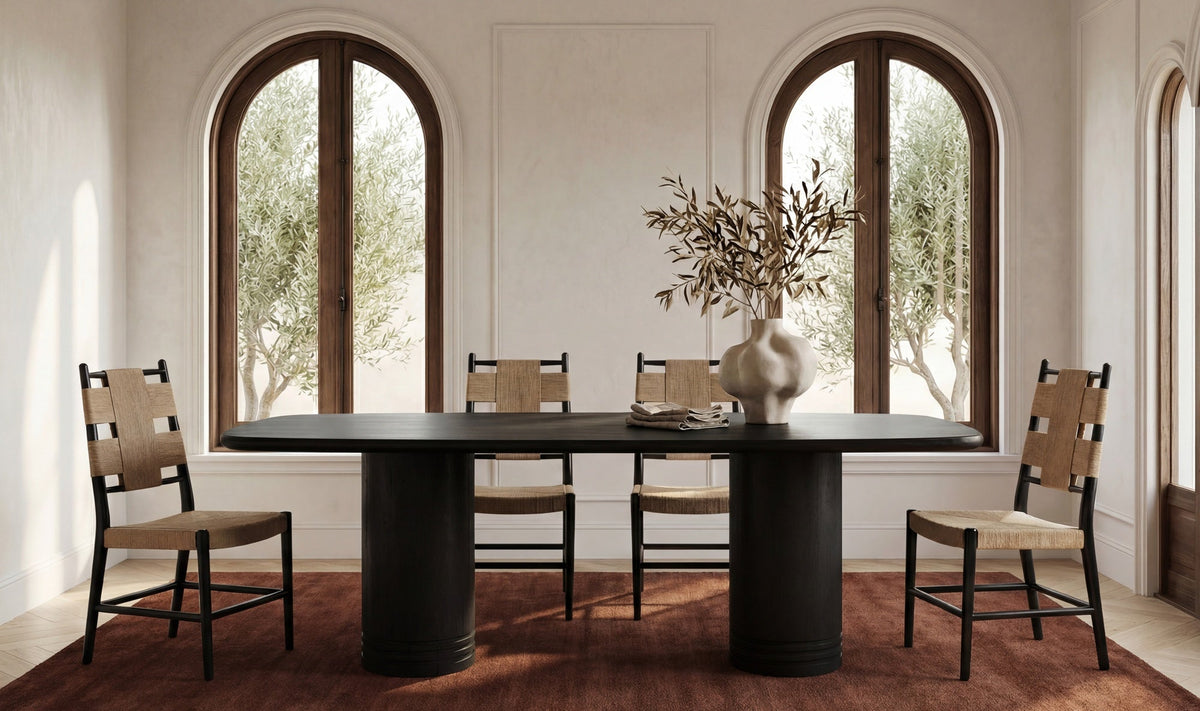 Delphine Dining Table Large Black - Altera