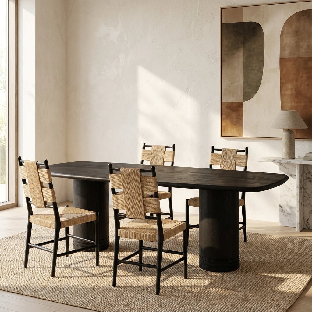 Delphine Dining Table Large Black - Altera