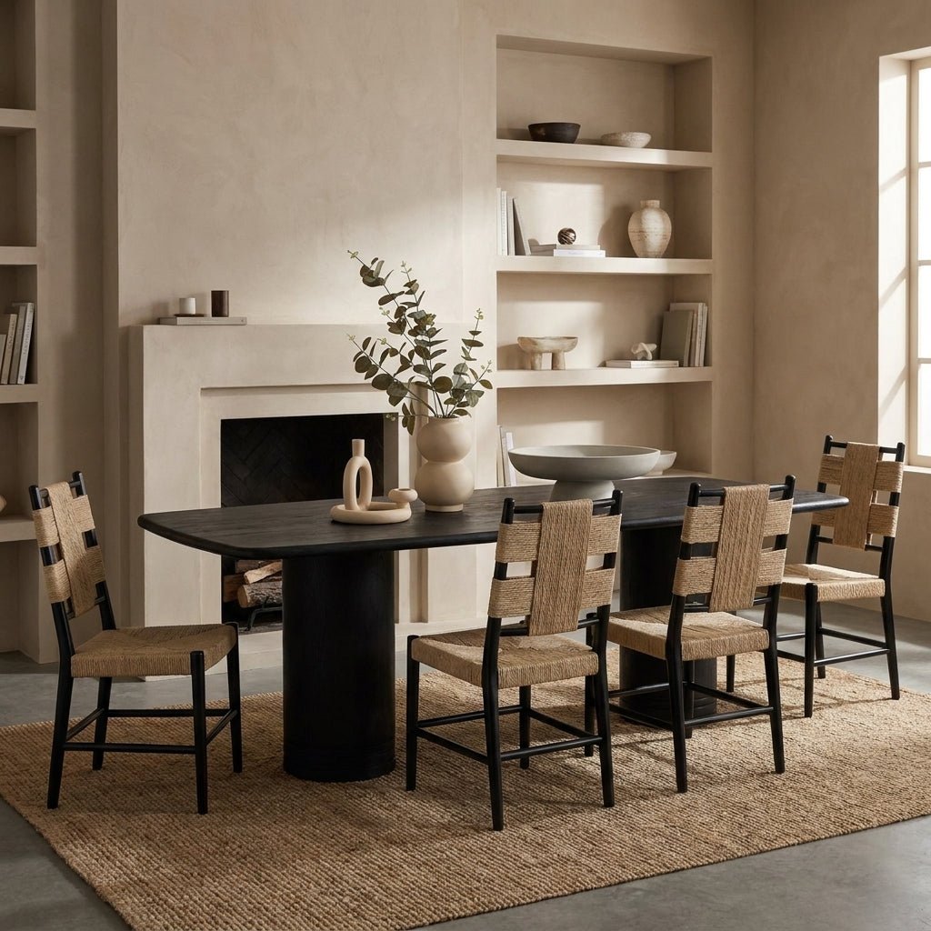 Delphine Dining Table Large Black - Altera