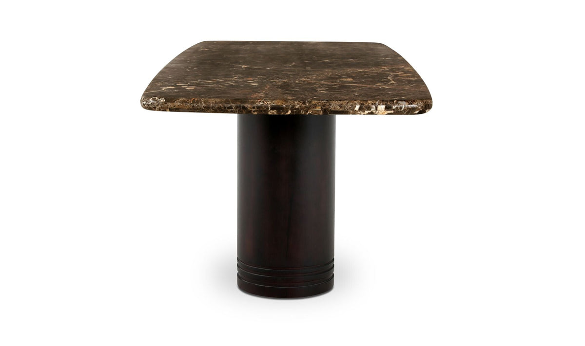Delphine Dining Table Large Dark Emperador Marble - Altera