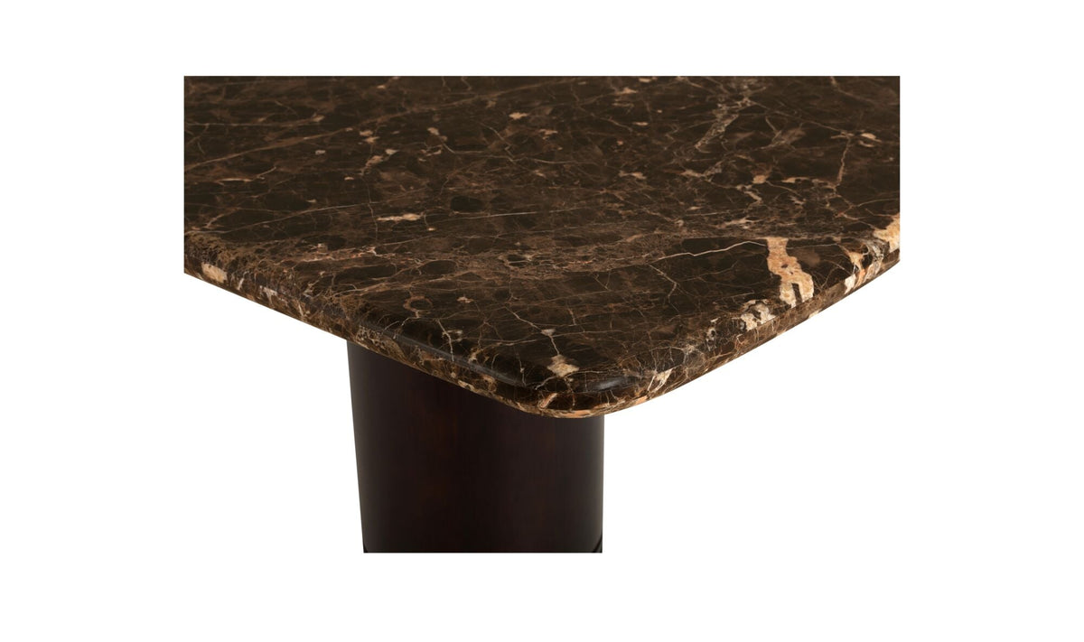 Delphine Dining Table Large Dark Emperador Marble - Altera