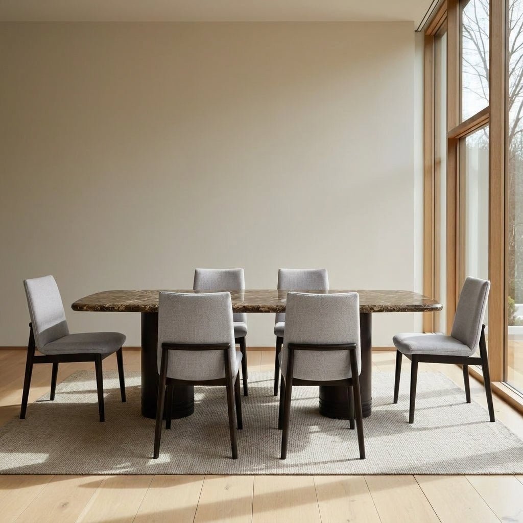 Delphine Marble Dining Set - Altera
