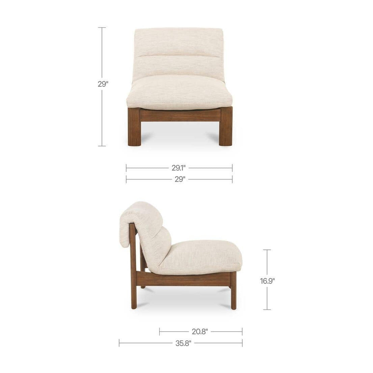 Flecked Beige dimensions