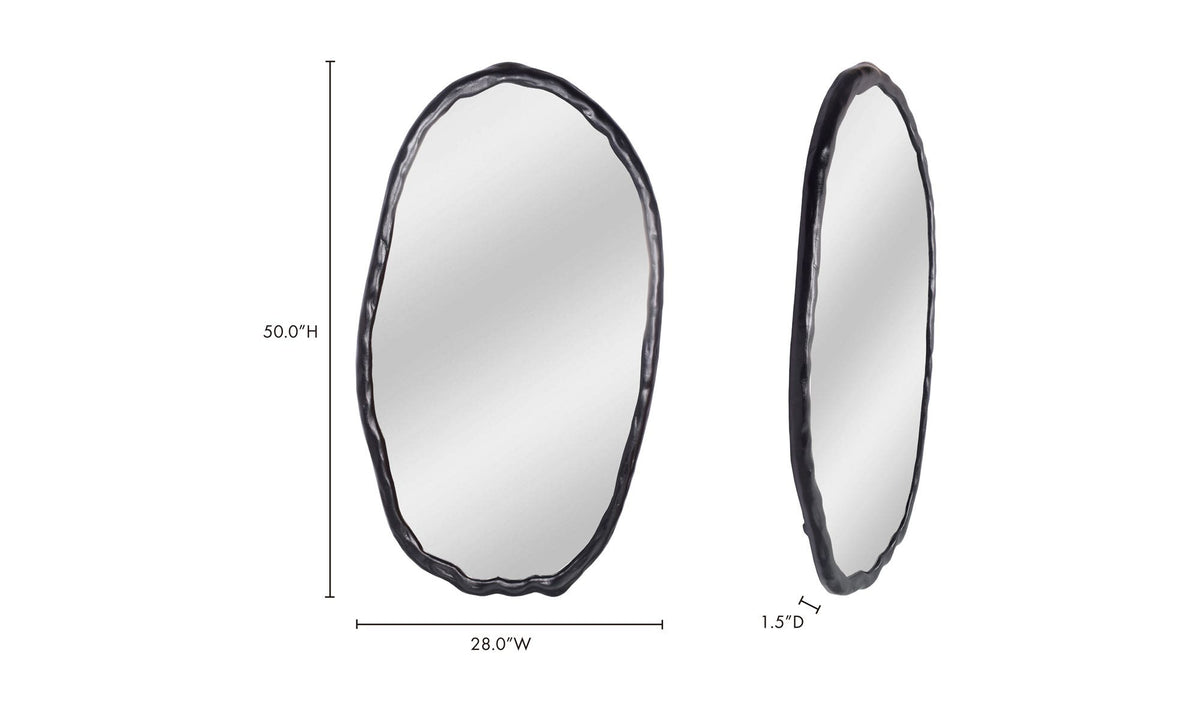 Black / Oval dimensions