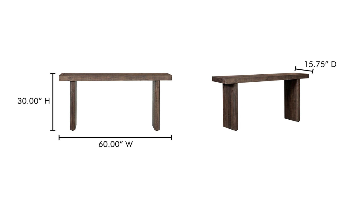 Aged Brown dimensions