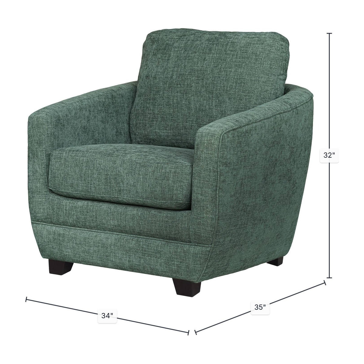 Vert britannique dimensions