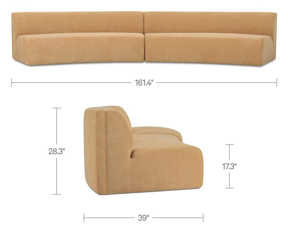 Golden Yellow / 2-Piece Concave dimensions