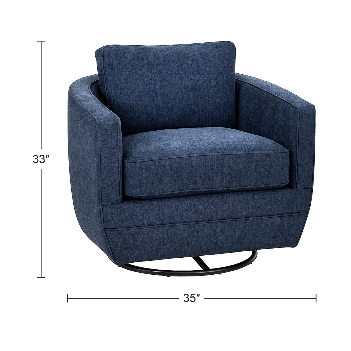 Peacock Blue dimensions